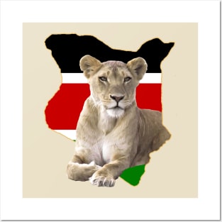 Kenya Lion - BigCat in Africa Posters and Art